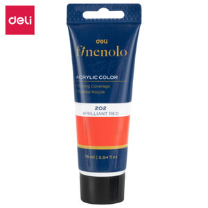 DELI AKRILNA BOJA  U TUBI CRVENA 75ml EC75-BE