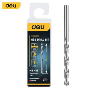 DELI HSS spiralna burgija za metal 2.0mm 20/1 EDL16020G