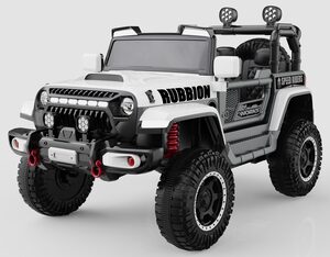 Džip Rubbion 12V Beli