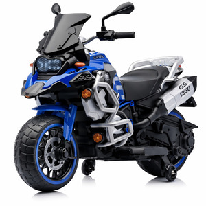 Motor na akumulator za decu 027142 Motor BMW GS 2 točka 12V Plavi