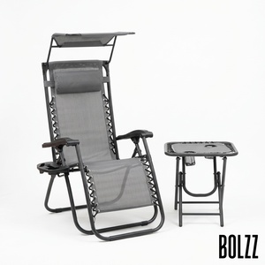 BOLZZ PODESIVA BAŠTENSKA FOTELJA SA TENDOM GRAY BOLFOTGRY