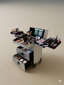 BOLZZ KOFER ZA SMINKANJE PROFI SILVER BOLKSMIPRSIL