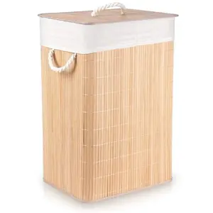 Vilde 569693 - Korpa za  ves 70L , bambus
