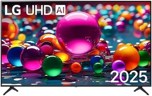 LG LED TV 75UA75006LA, 4K Ultra HD, WebOS Smart TV, α7 AI Processor 4K Gen8, AI Chatbot, Google Cast