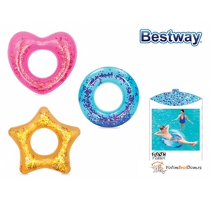 Bestway Šlauf Šljokica 91cm 36141 - roze