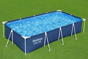 Bestway Pravougaoni Bazen 4.00x2.11m 5.700L – Steel Pro® 56405 (400x211x81 cm)