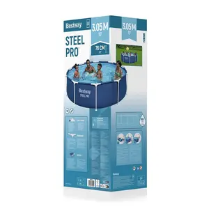 Bestway Steel Pro™ Frame Pool bazen sa metalnim ramom 305×76 cm set sa pumpom