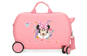 Disney minnie happy to be me dečiji kofer na točkićima - pink 43.210.11
