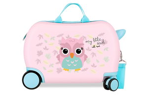 Roll road happy pets dečiji kofer na točkićima - orchid pink 49.910.46