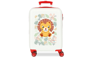 Roll road happy pets dečiji kofer 50 cm - bela/crvena 49.913.48