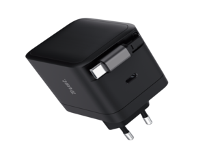 Punjac TRUST MAXO 65W RTRCT/2x USB-C/rectractable/0.67m/laptop/tablet/smartphone/crna