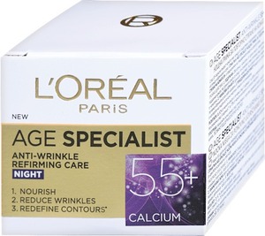 L'Oreal Paris Age Specialist Anti-wrinkle 55+ noćna krema protiv bora 50 ml