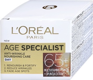 L'Oreal Paris Age Specialist Anti-Wrinkle 65+ Dnevna nega protiv bora 50 Ml