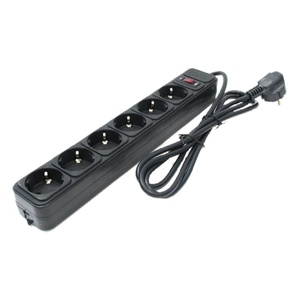 Razvodnik 6 mesta 4,5m 1.0mm2 + prekidač i zaštita Spg6-b-15