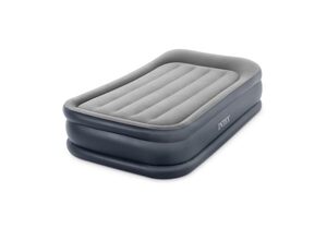 INTEX KREVET TWIN DELUXE PILLOW REST AIRBED W/ FIBER-TECH RP 64132ND