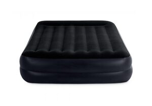 INTEX KREVET QUEEN PILLOW REST RAISED AIRBED W/ FIBER-TECH RP 64124ND