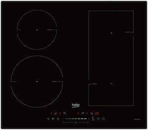Beko indukciona ugradna ploča HII 64500 FTO, Staklokeramika, 4 zone kuvanja, 9 nivoa snage, crna