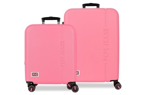 Pepe jeans aris set kofera 2/1 - pink 63.289.44