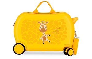 Roll road happy pets dečiji kofer na točkićima - žuta 49.910.45