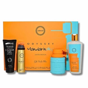 Muški set Armaf Odyssey Mandarin Sky EDP 100 ml + Bodyspray 50 ml + SG 100 ml + Shampoo for Men 250 ml