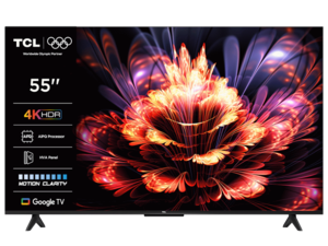 TCL LED TV 55" 55V6C, 4K UHD, 60Hz, Google TV
