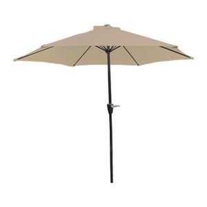 Aluminijumski suncobran 270 cm sivo-braon