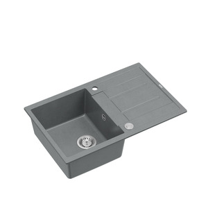 Quadron MORGAN 111 GraniteQ,ugr Sudopera 1 posuda srebrna HB8203U5-BS_P2O
