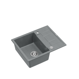 Quadron MORGAN 116 GraniteQ,ugr Sudopera 1 posuda srebrna HB8210U5-BS_P2O