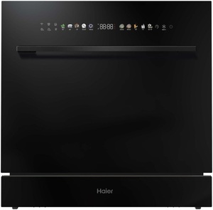 Haier ugradna mašina za pranje sudova XPI 8D9FFB, 8 kompleta, crna