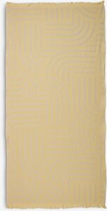 Peškir za plažu VELORA jacquard 80x160cm vanila