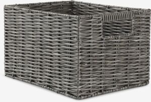VELORA Korpa W20xL26xH16cm siva