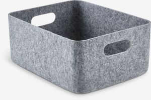 VELORA Korpa W25xL33xH14cm siva