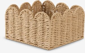 VELORA Korpa W24xL24xH14cm natural