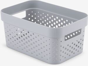 VELORA Korpa 4,5L plastična siva