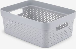 VELORA Korpa 11L plastična siva