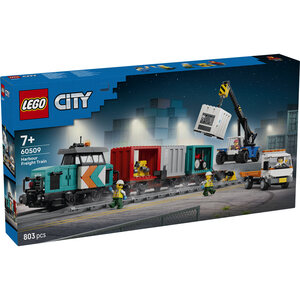 LEGO Lučki teretni voz sa kranom i kamionom 60509
