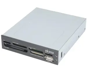 Citac kartica 3.5" Akasa AK-ICR-07 Internal 6-Port Card Reader - black