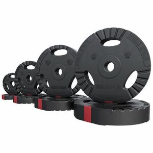 Gorilla sports Olimpijski tegovi 50/51 mm od plastike 15 kg