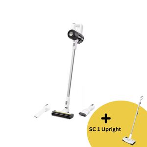 Karcher Baterijski usisivač KVA 2 + paročistač SC 1 Upright