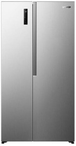 Gorenje Side-by-side frižider NRS917E41X, 544 l, NoFrost Plus, sivi