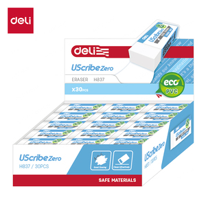 DELI GUMICA USCRIBE ZERO - EKO PVC 60x22x12mm BELA EH837