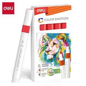 DELI MARKER AKRILNI CRVENI 36 COLOR EMOTION EC193A-Red
