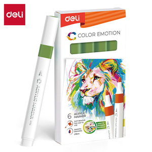 DELI MARKER AKRILNI MAHOVINA ZELENI 154 COLOR EMOTION EC193A-Moss Green