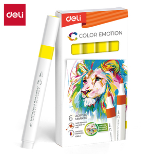 DELI MARKER AKRILNI ŽUTI 44 COLOR EMOTION EC193A-Yellow