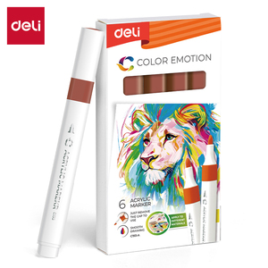 DELI MARKER AKRILNI BRAON 38 COLOR EMOTION EC193A-Brown