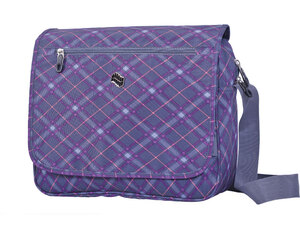 PULSE TORBA NA RAME VIOLET PLAID
