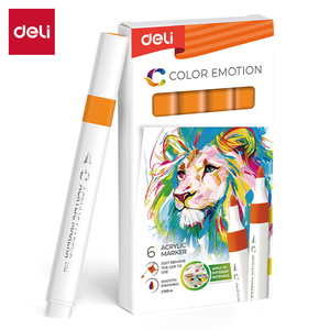 DELI MARKER AKRILNI NARANDŽASTI 23 COLOR EMOTION EC193A-Orange