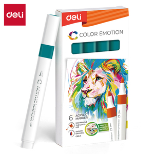 DELI MARKER AKRILNI ZELENO PLAVI 35 COLOR EMOTION EC193A-Peacock Green