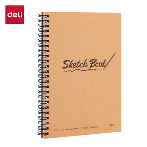 DELI BLOK ZA CRTANJE Sketch book, A5, 40 lista, 110g - BOČNA SPIRALA EN722