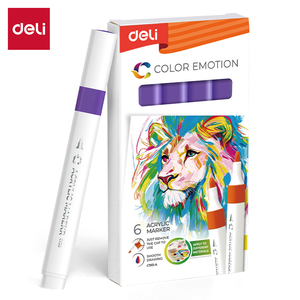 DELI MARKER AKRILNI PURPURNO LJUBIČASTI 51 COLOR EMOTION EC193A-Purple